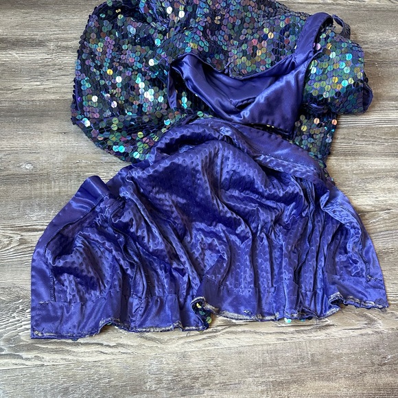 Adrianna Papell Evening Beautiful Vintage Sequin Dress - Picture 16 of 16